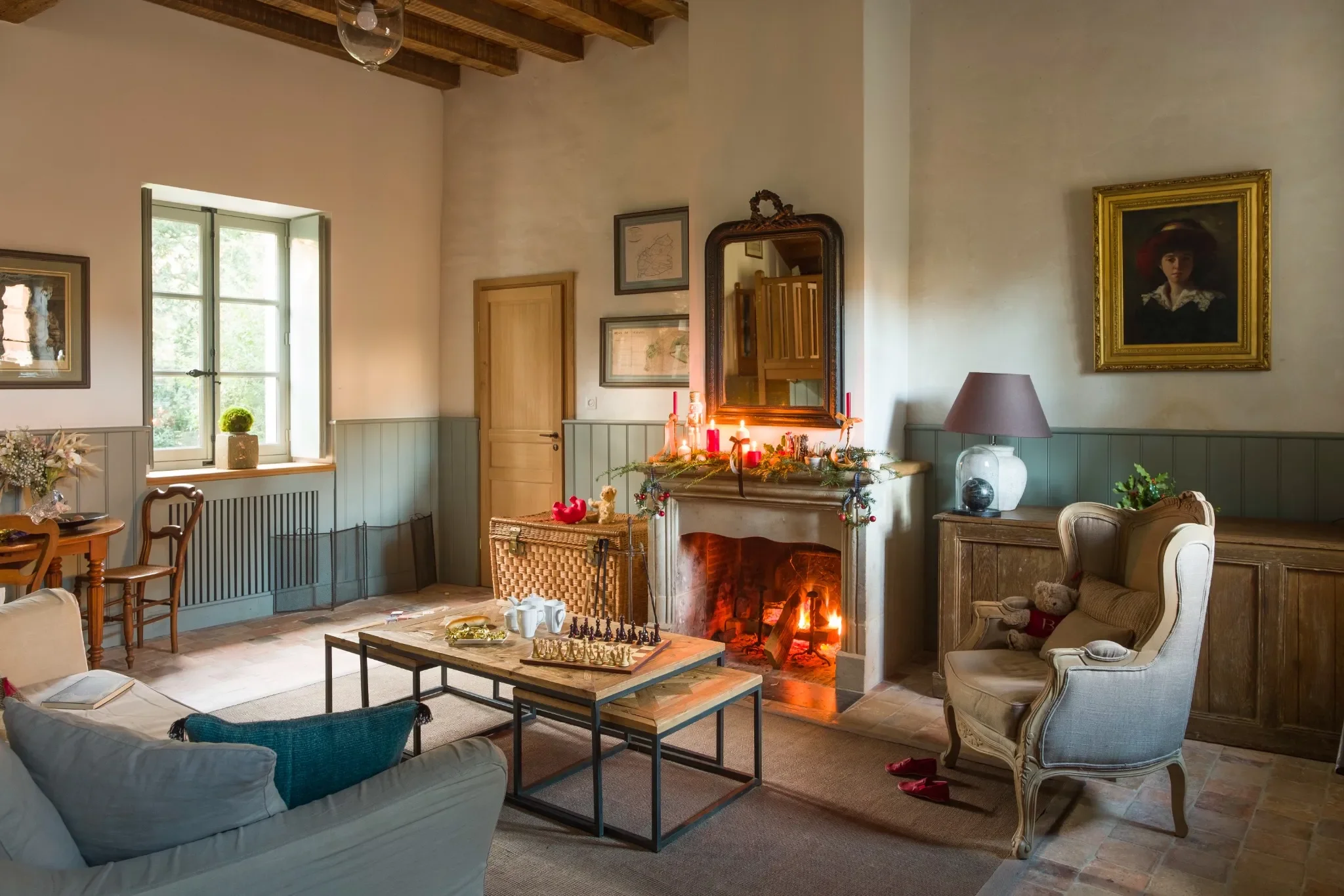 Maison Pierres d’Histoire en hiver